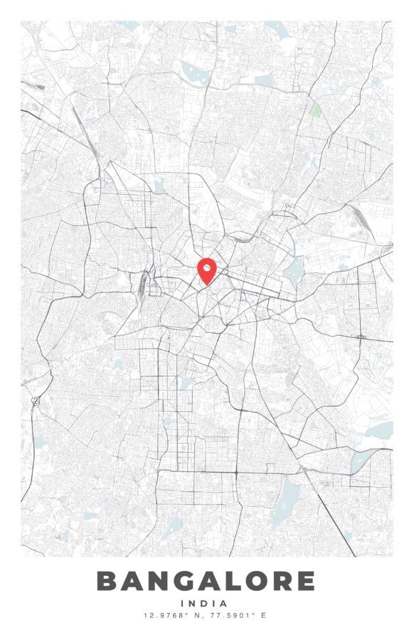 BANGALORE City Map Poster