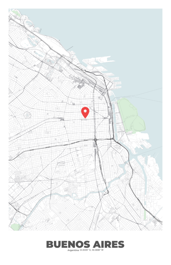 BUENOS AIRES City Map Poster