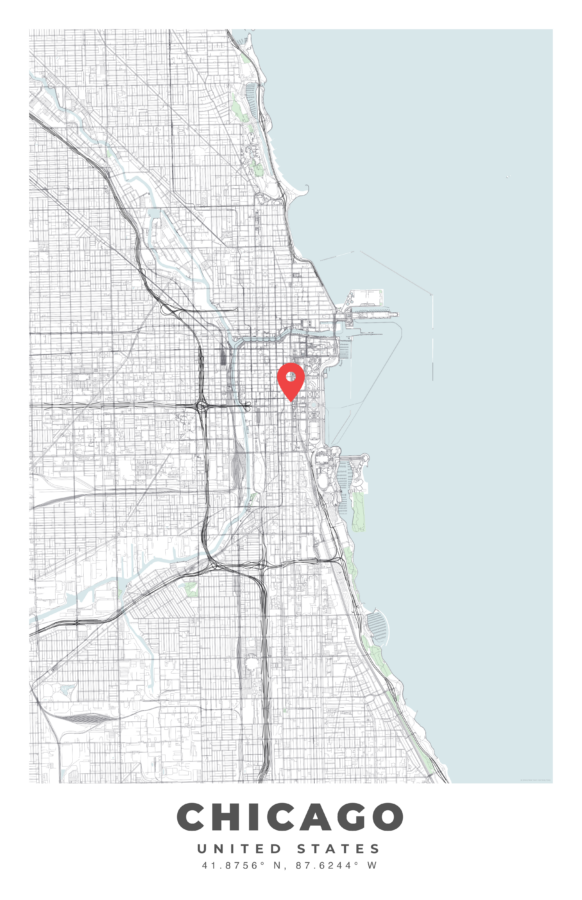 CHICAGO City Map Poster