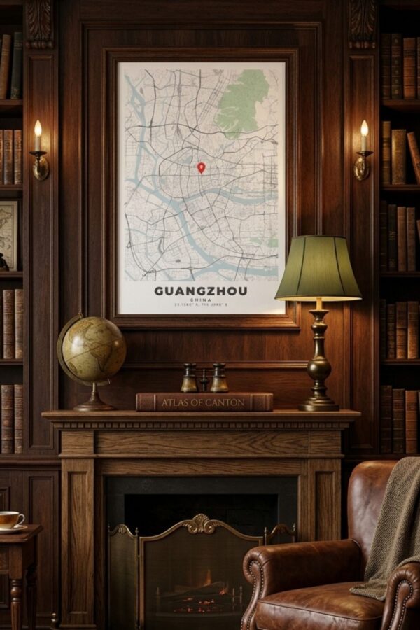GUANGZHOU_map_wall_poster