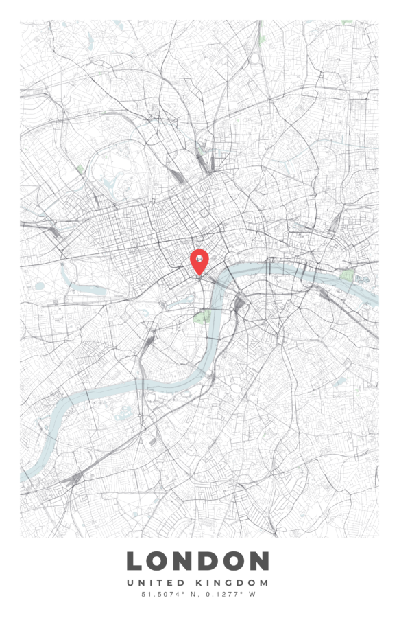 LONDON City Map Poster