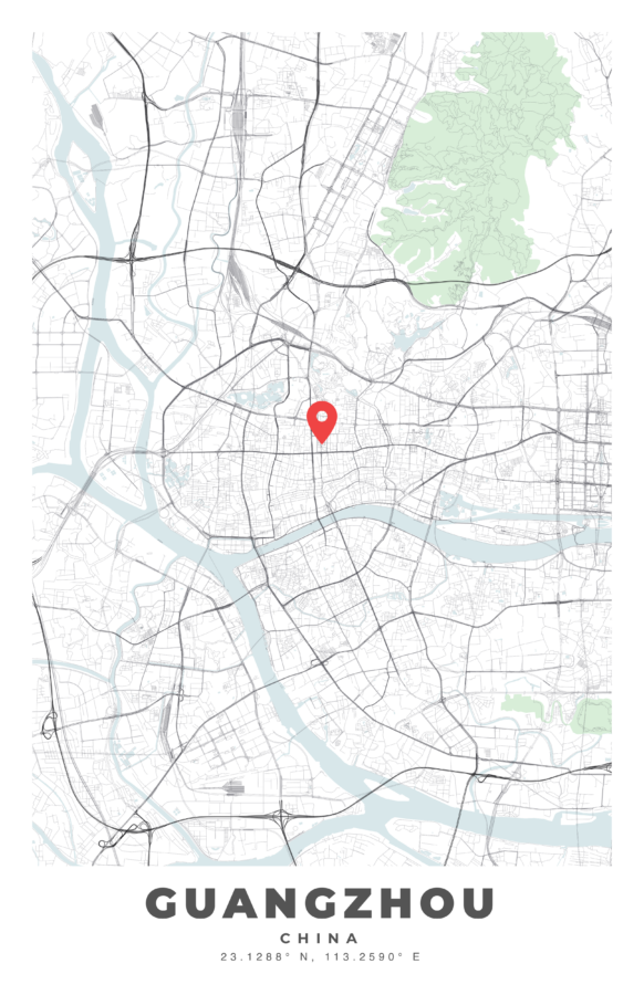 GUANGZHOU City Map Poster