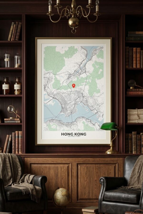 HONG_KONG_map_wall_poster