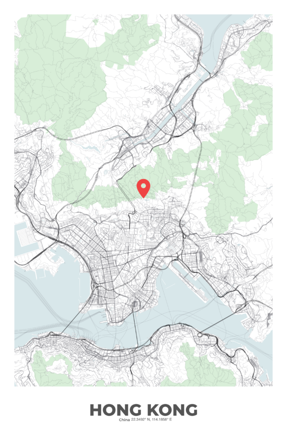 HONG KONG City Map Poster