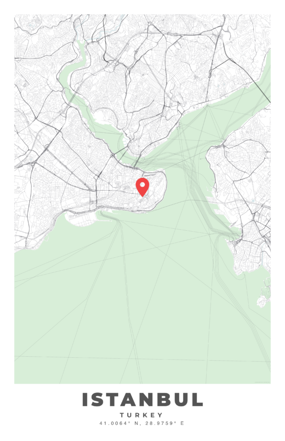 ISTANBUL City Map Poster