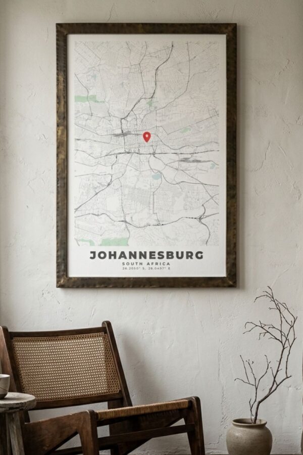 JOHANNESBURG_map_wall_poster