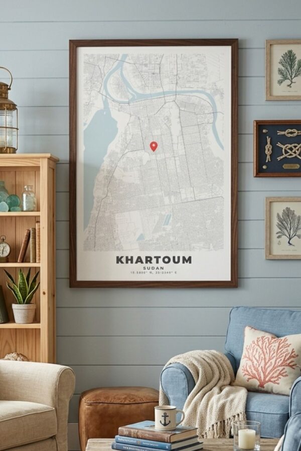 KHARTOUM_map_wall_poster