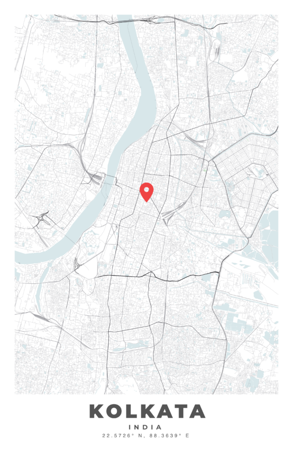KOLKATA City Map Poster