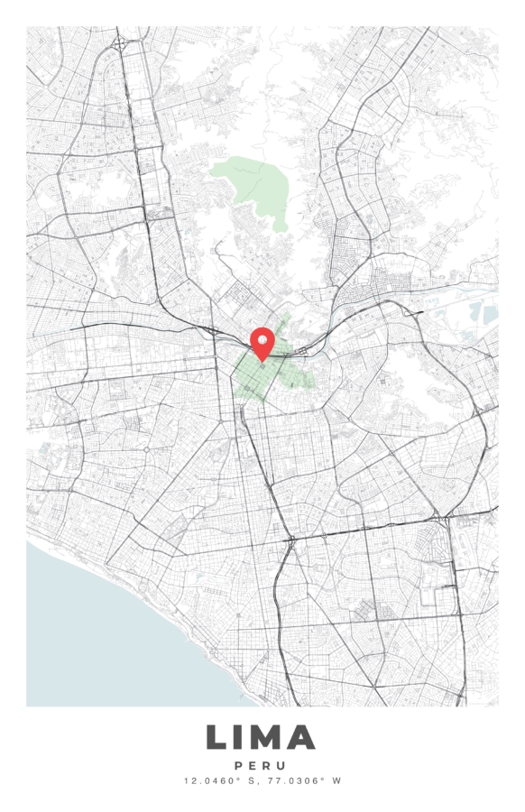 LIMA City Map Poster