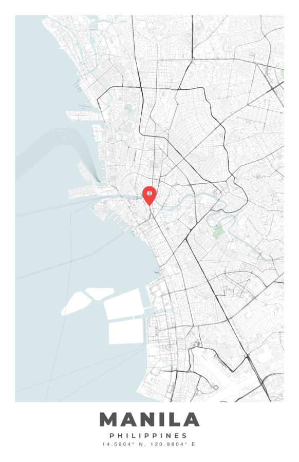 MANILA City Map Poster