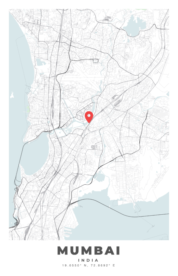MUMBAI City Map Poster