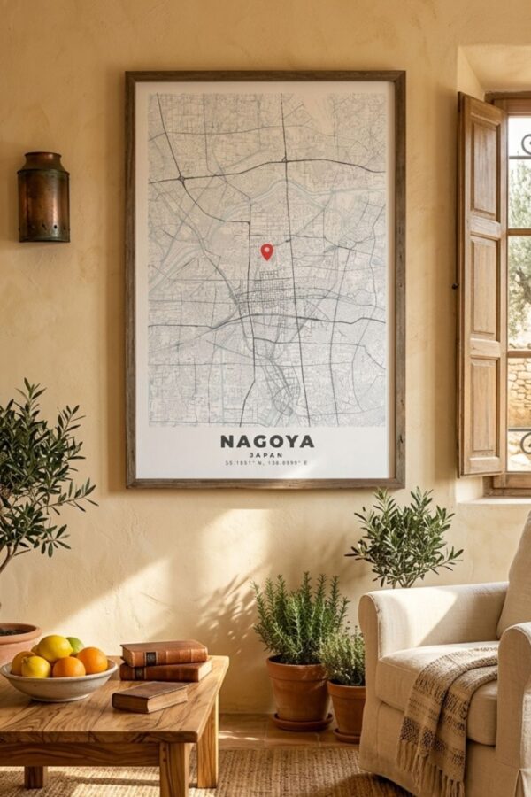 NAGOYA_map_wall_poster