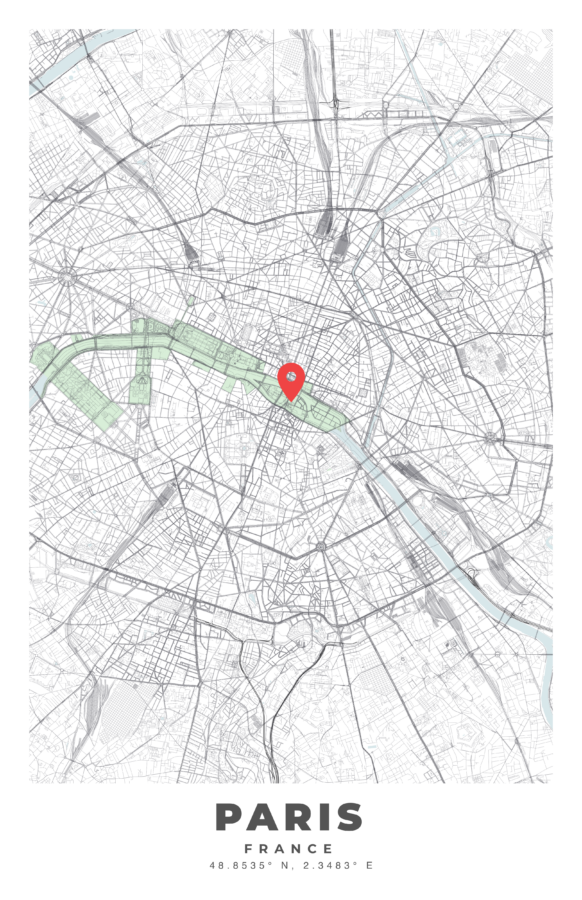 PARIS City Map Poster