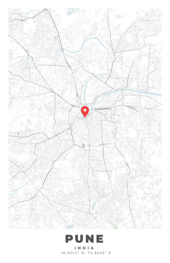 PUNE City Map Poster