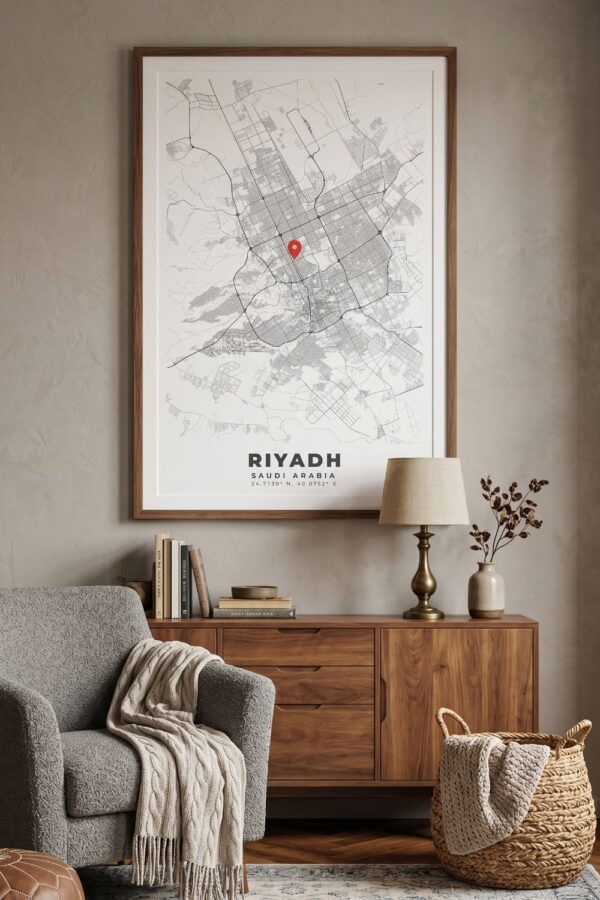 RIYADH_map_wall_poster