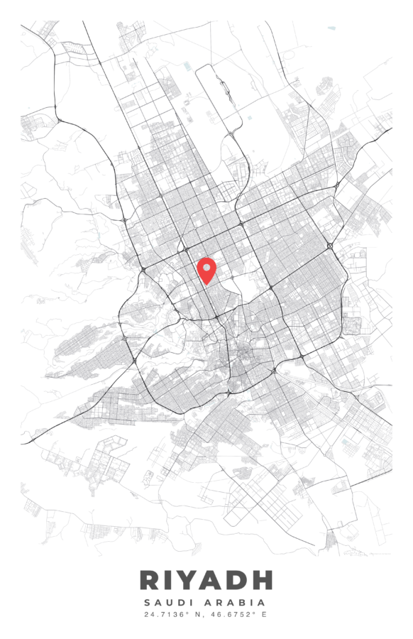 RIYADH City Map Poster