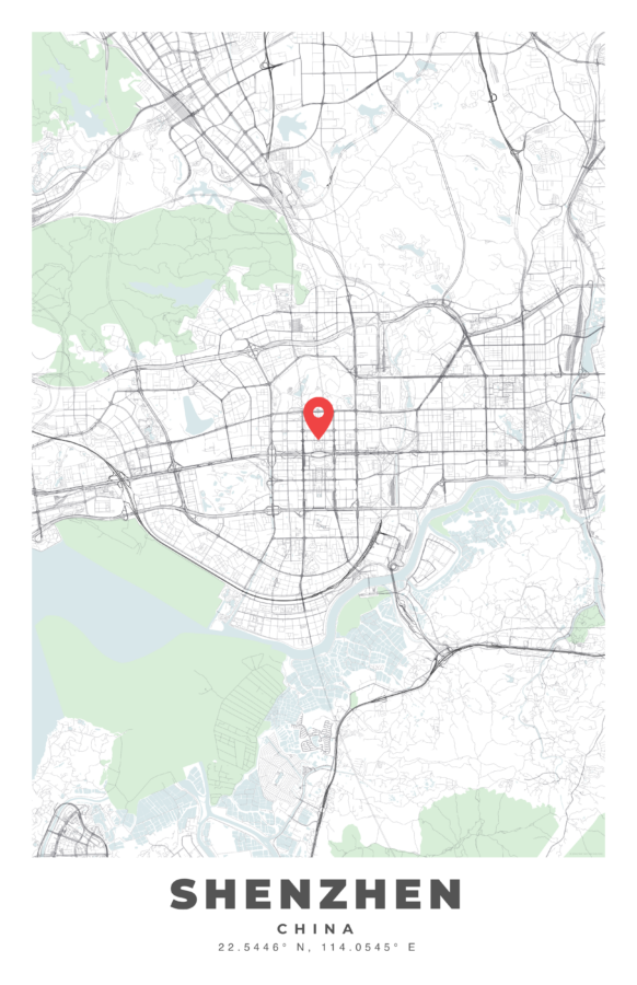 SHENZHEN City Map Poster