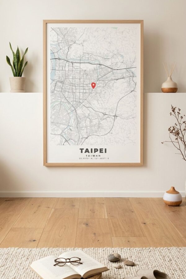 TAIPEI_map_wall_poster