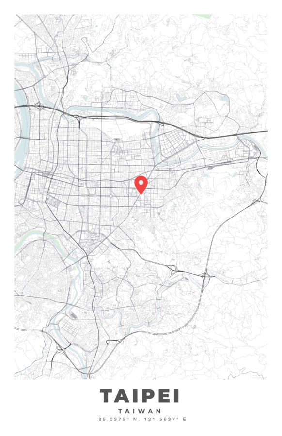 TAIPEI City Map Poster