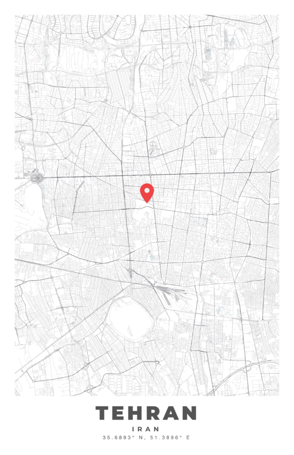 TEHRAN City Map Poster