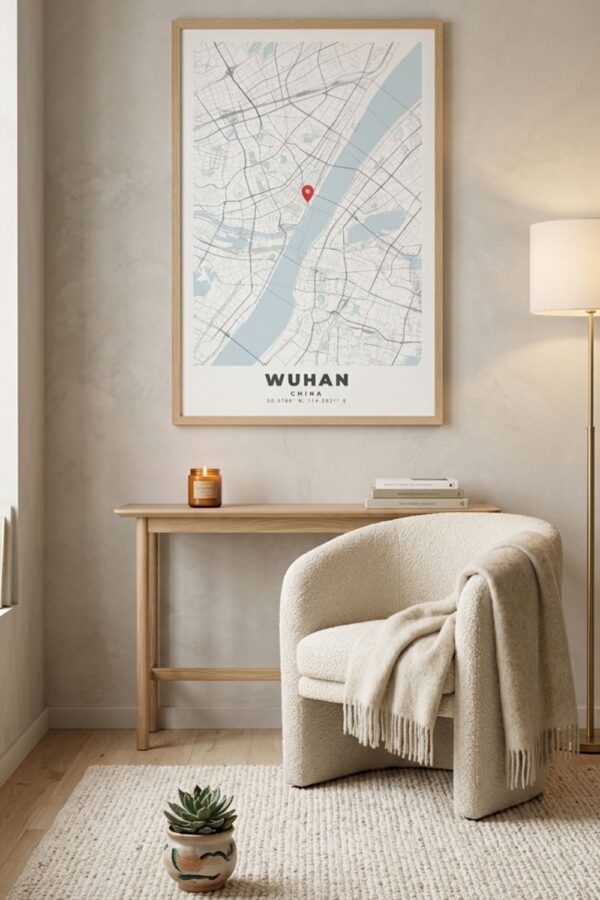 WUHAN_map_wall_poster